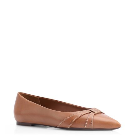 Sapatilha - Couro Marrom