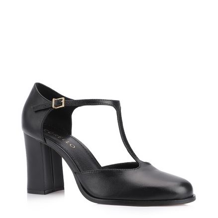 Scarpin - Couro Preto
