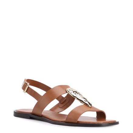 Rasteirinha - Couro Marrom