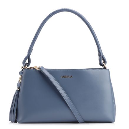 Bolsa De Ombro - Couro Azul