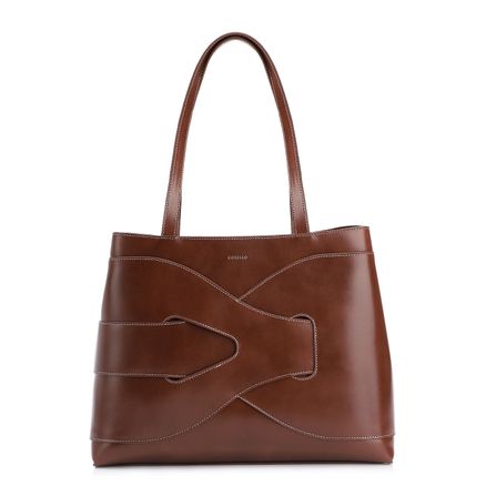 Bolsa Tote - Couro Marrom