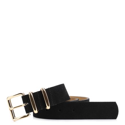 Cinto - Couro Camurça Preto