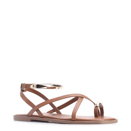 Rasteirinha Toe Ring - Alt Marrom
