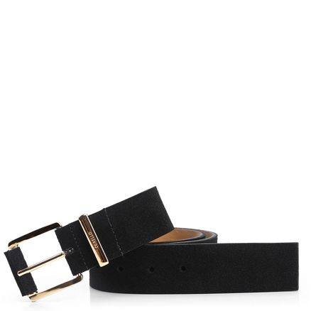 Cinto - Couro Camurça Preto