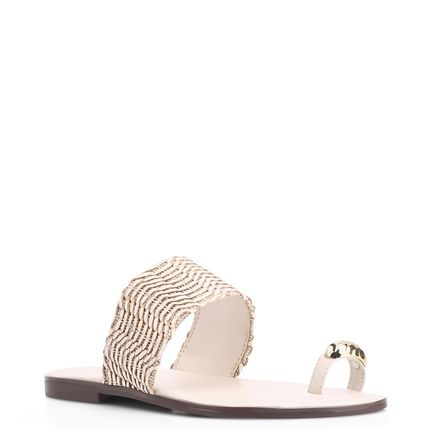Rasteirinha Toe Ring - Alt Tramado Off White