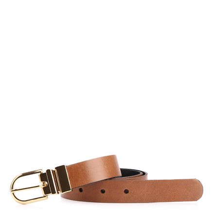 Cinto - Couro Marrom/Couro Preto