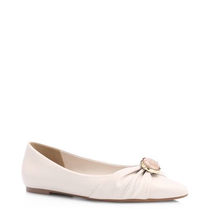 Sapatilha Pedra - Couro Off White