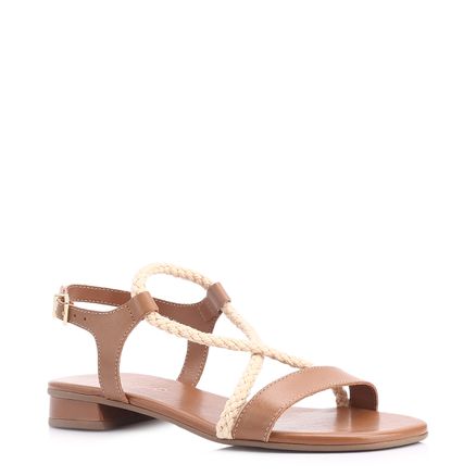 Rasteirinha - Couro Marrom