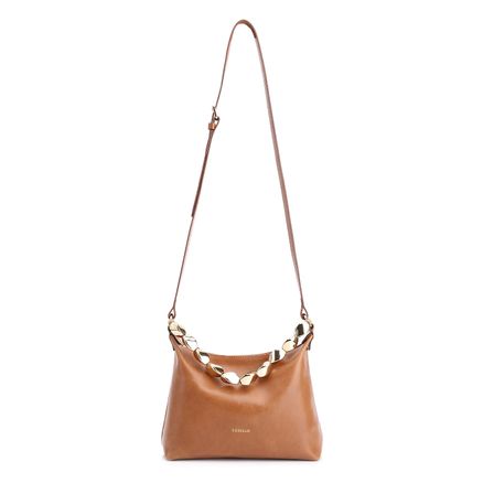 Bolsa Transversal - Couro Marrom