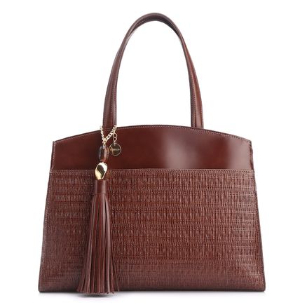 Bolsa Tote - Couro Marrom