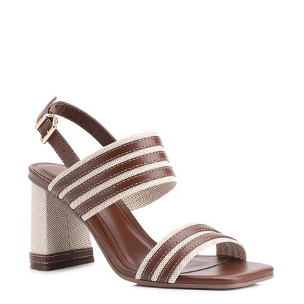Sandália - Alt Marrom/Alt Linho