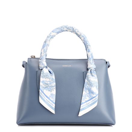 Bolsa Tote Twilly - Couro Azul
