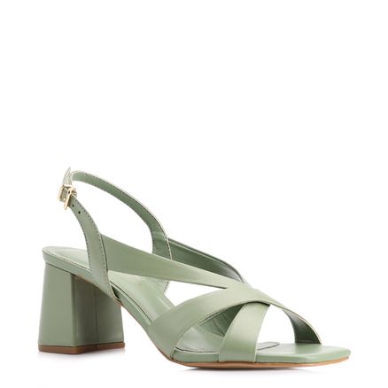 Sandália - Couro Verde