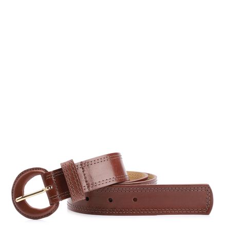 Cinto - Couro Marrom Escuro