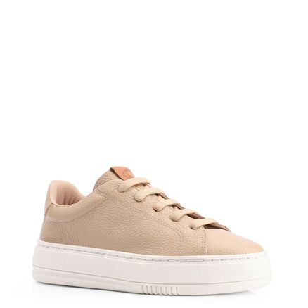 Tênis Flatform - Couro Bege