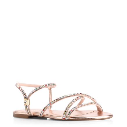 Rasteirinha Strass - Alt Bronze