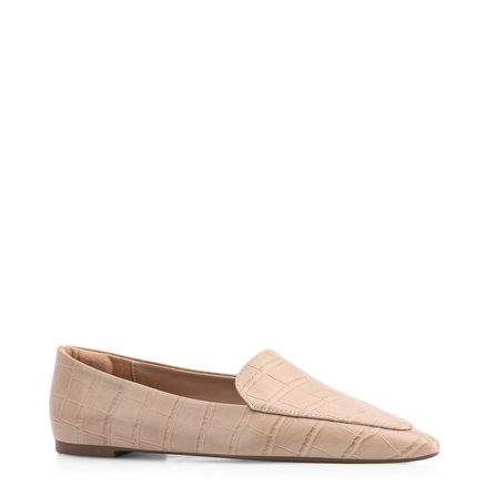 Mocassim - Alt Croco Bege