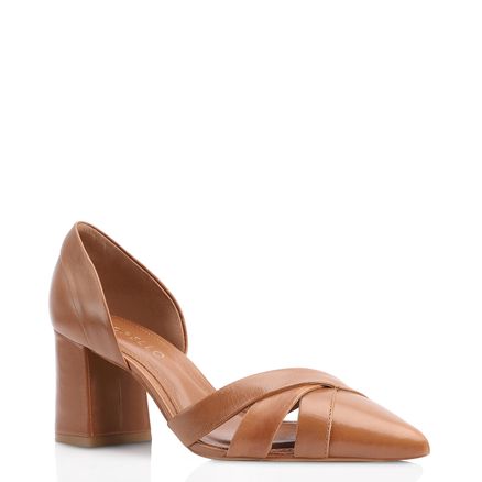Scarpin - Couro Marrom Claro