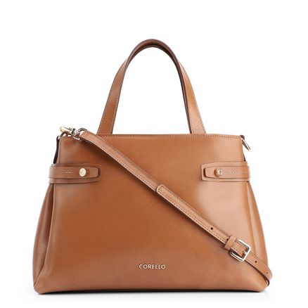 Bolsa Tote - Couro Marrom Claro