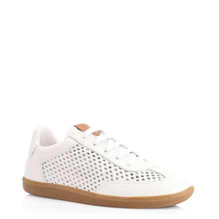 Tênis Tela - Couro Branco