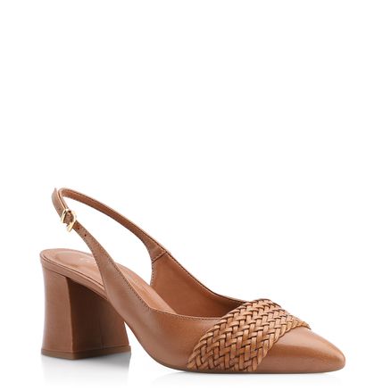 Scarpin - Couro Marrom Claro