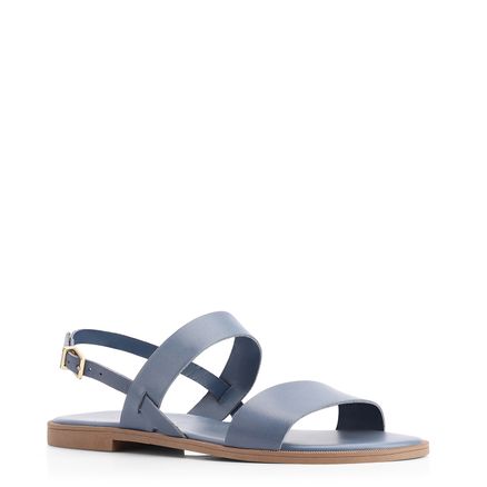 Rasteirinha - Couro Azul