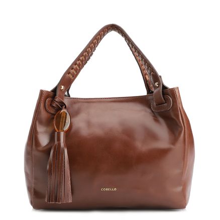 Bolsa Tote - Couro Marrom