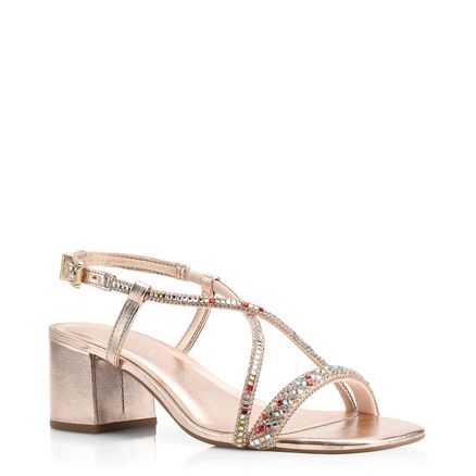Sandália Strass - Alt Cobre Colors