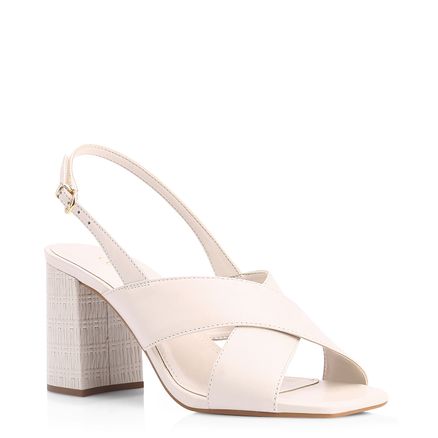 Sandália - Couro Off White