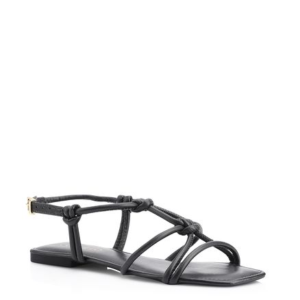 Rasteirinha Tiras - Alt Preto