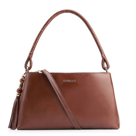 Bolsa De Ombro - Couro Gianduia