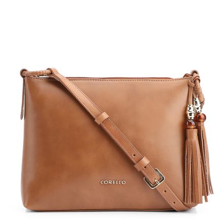 Bolsa De Ombro - Couro Canela