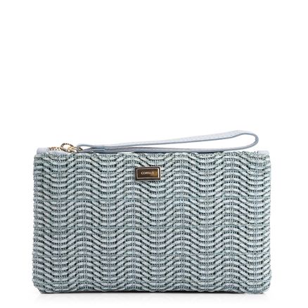 Bolsa Pequena - Couro Azul Claro