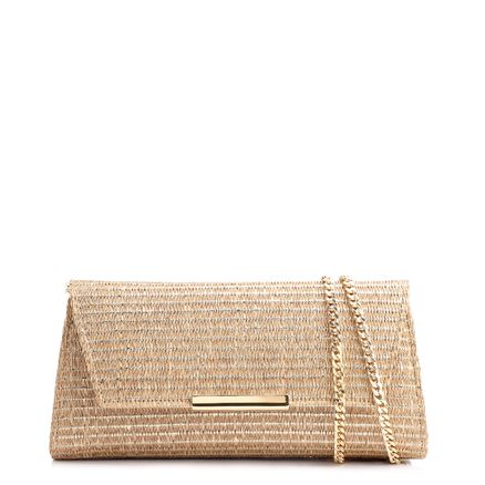 Clutch - Alt Ráfia Dourado