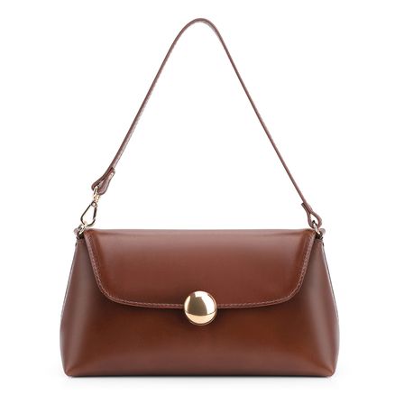 Bolsa De Mão - Couro Marrom