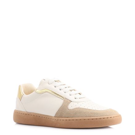 Tênis - Alt Off White/Couro Camurça Bege