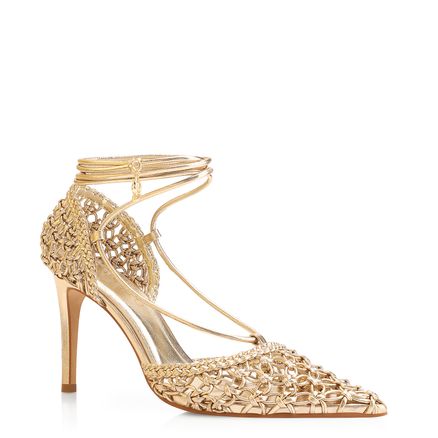 Scarpin Macramê - Alt Dourado