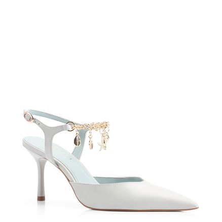 Scarpin - Couro Azul