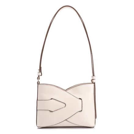 Bolsa Transversal - Couro Off White