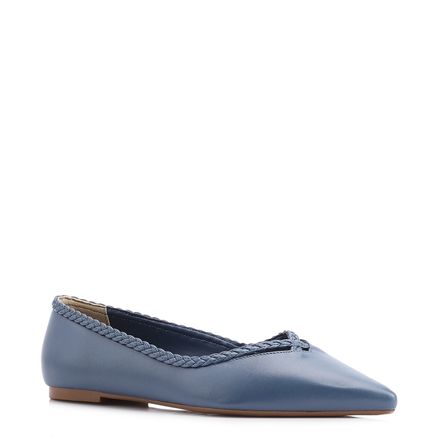 Sapatilha - Couro Azul