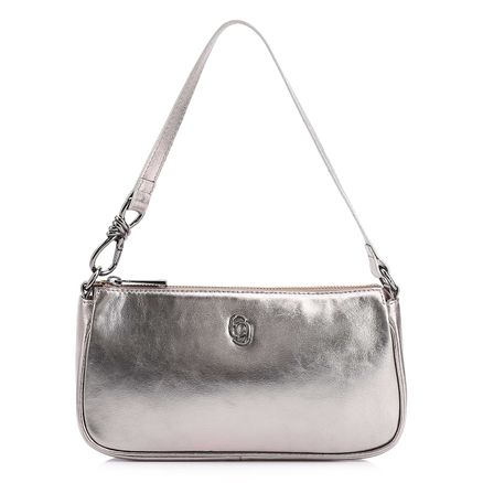 Bolsa De Ombro - Couro Prata