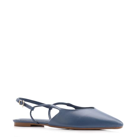 Sapatilha - Couro Azul