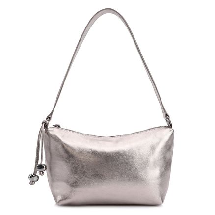 Bolsa De Ombro - Couro Prata