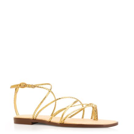 Rasteirinha - Alt Dourado/Ráfia Natural