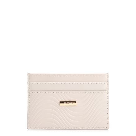 Porta Cartão - Couro Onda Off White