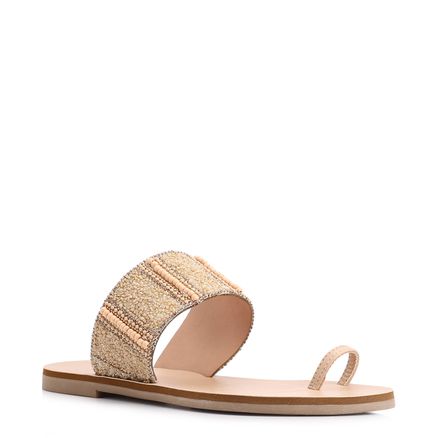 Rasteirinha Toe Ring - Alt Bege