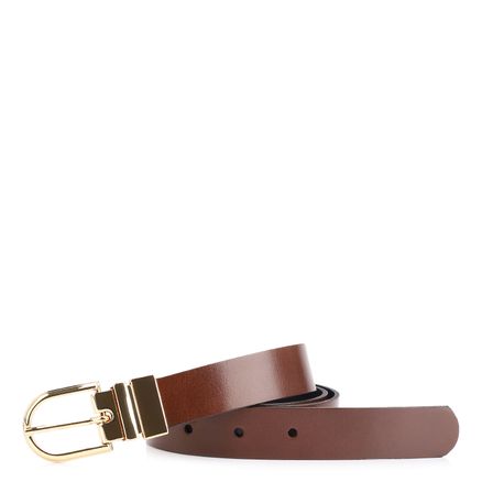 Cinto - Couro Marrom/Couro Preto