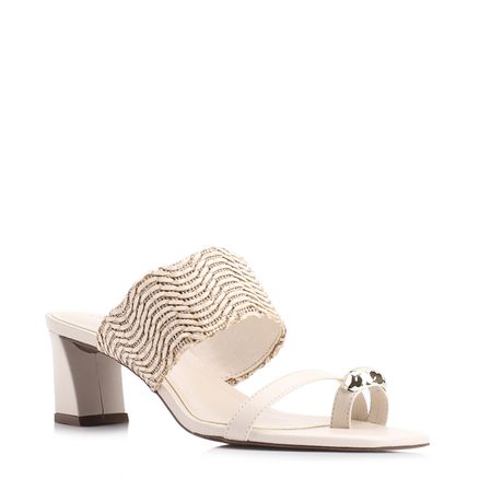 Mule Toe Ring - Alt Tramado Off White