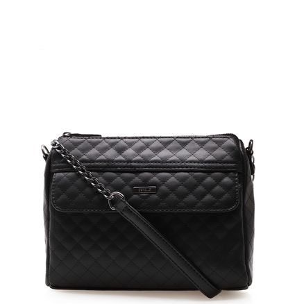 Bolsa Transversal Matelassê - Alt Preto