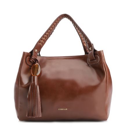 Bolsa Tote - Couro Marrom
